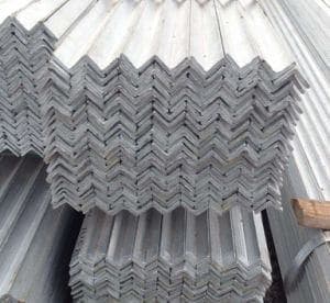 Galvanized steel angle profile