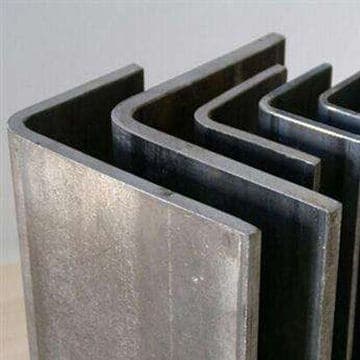 Stainless steel angle profile — architectural detail