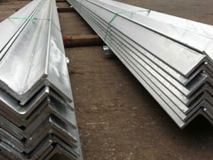 Galvanized steel angle bracket