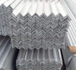 Galvanized steel angle profile