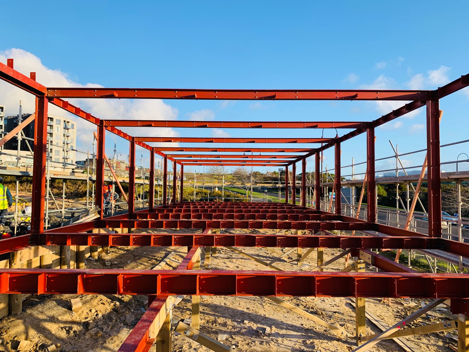 Light commercial steel — Appian Way project, view 2