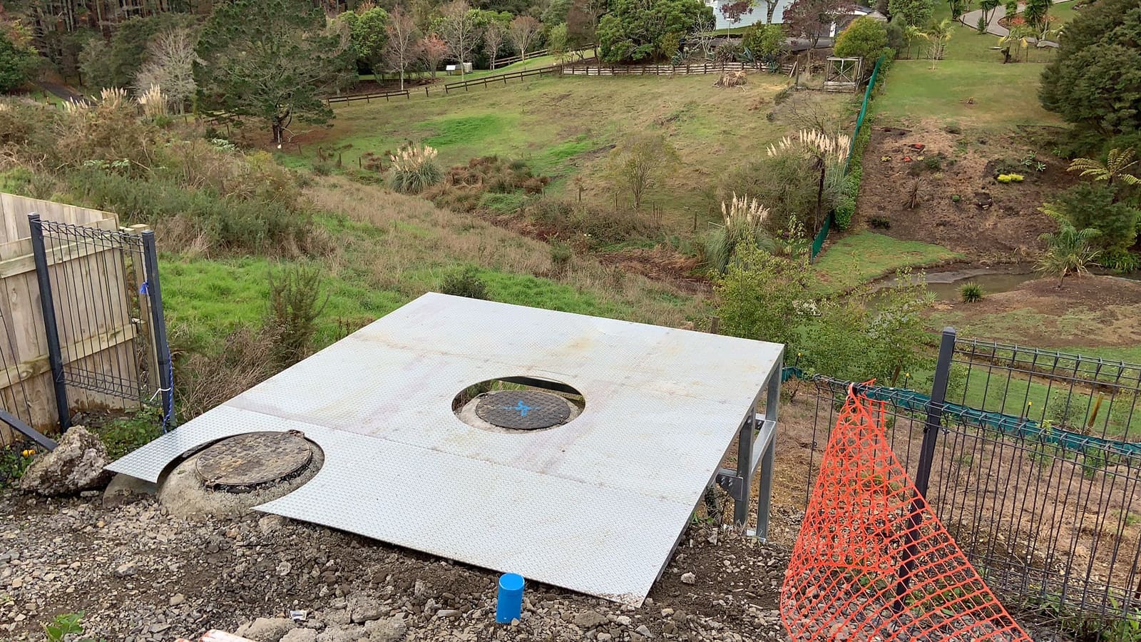 Custom manhole frame fabrication