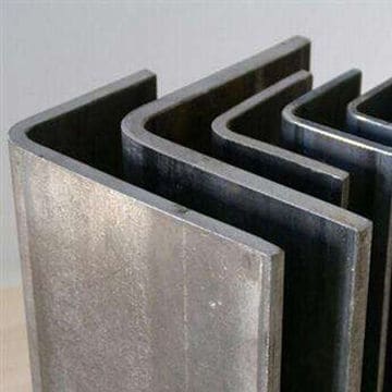Stainless steel angle profile — architectural detail