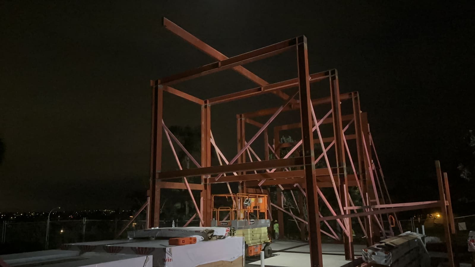 Structural steel fabrication project 1