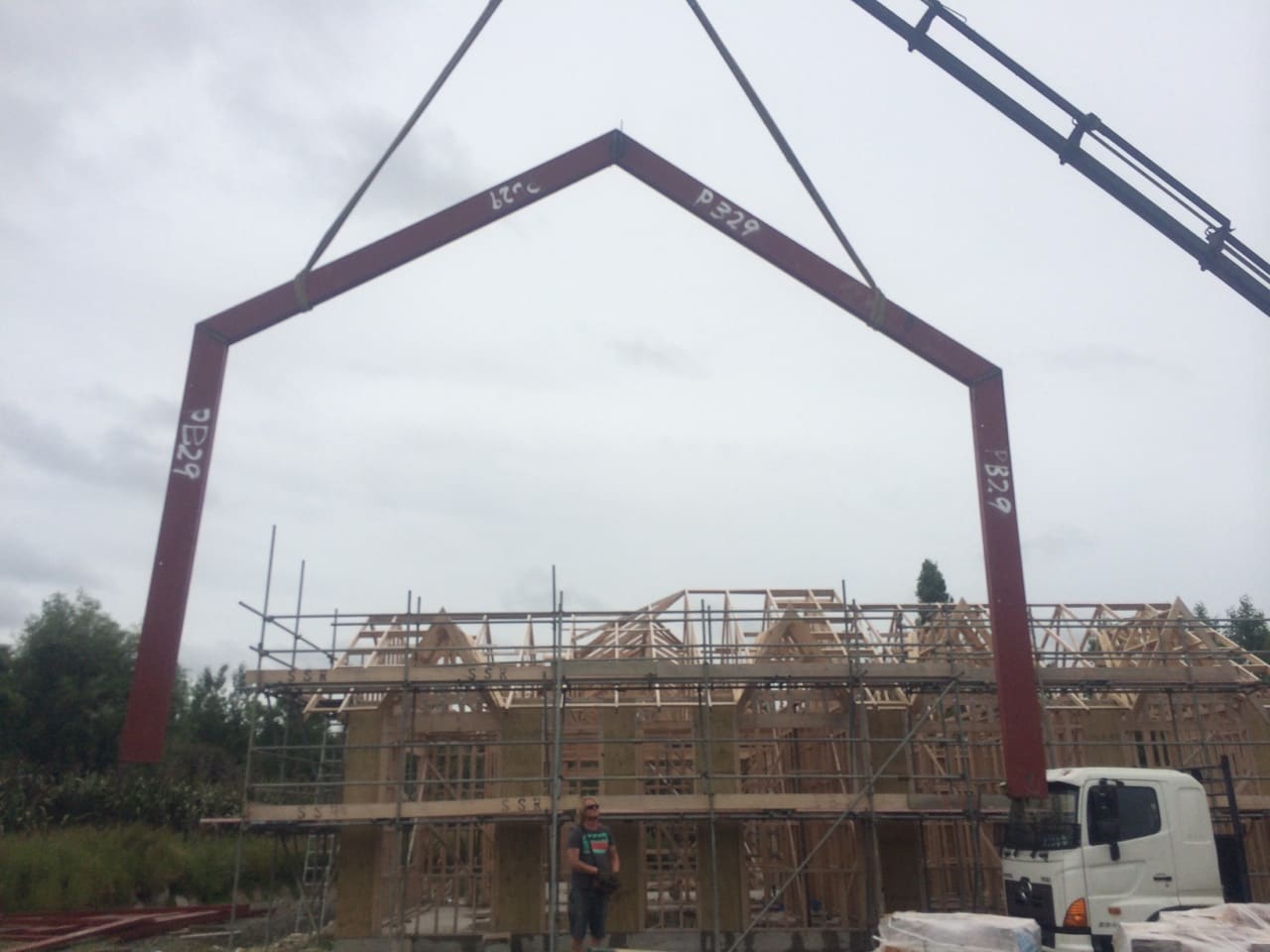 Structural steel fabrication project 10