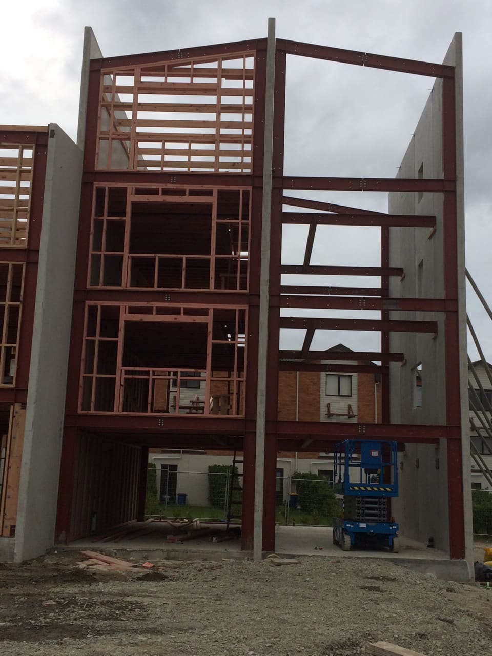 Structural steel fabrication project 12