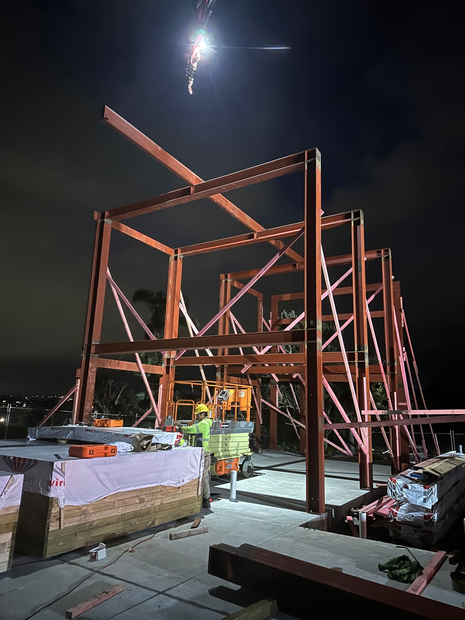 Structural steel fabrication project 15