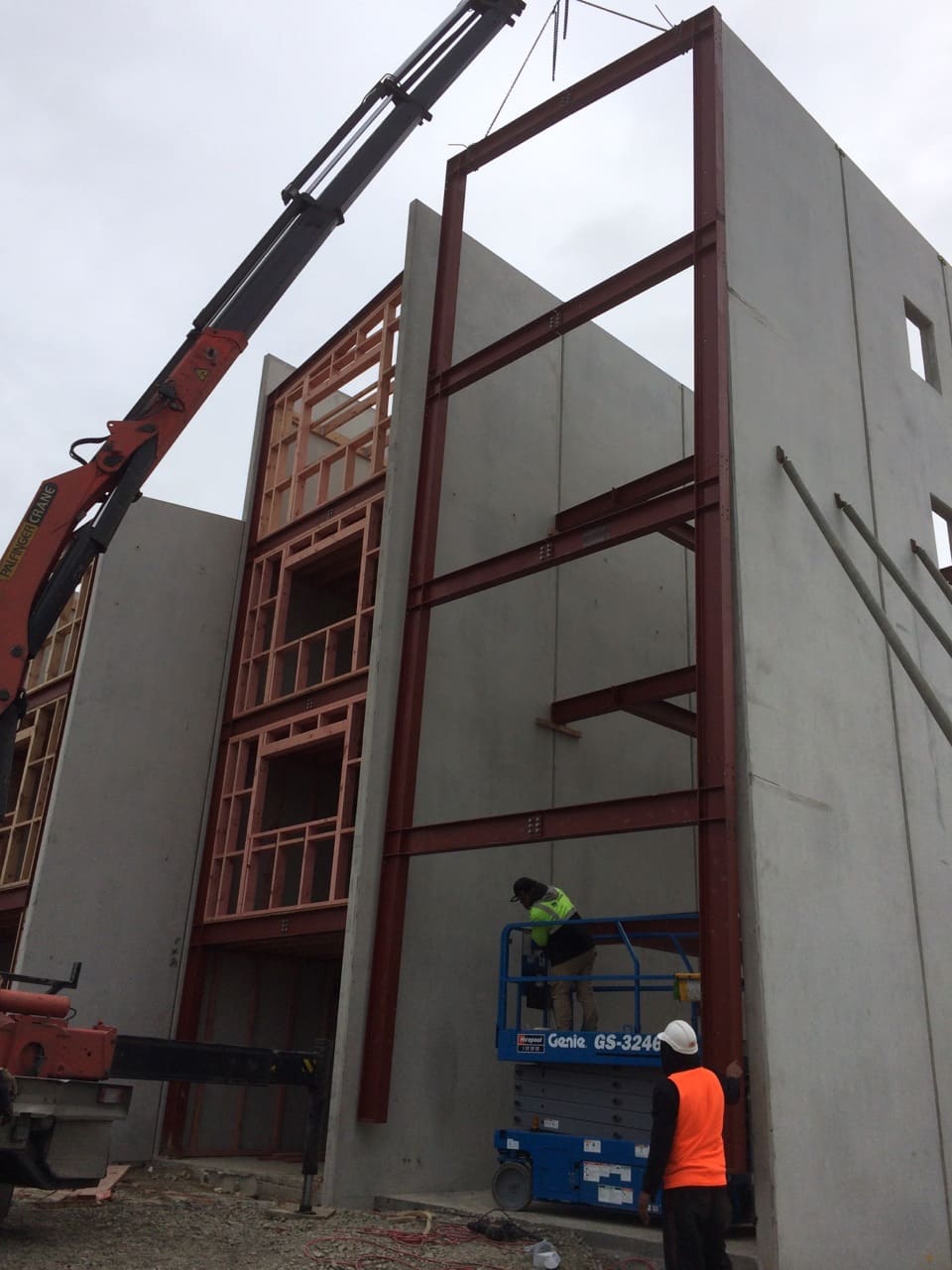 Structural steel fabrication project 17