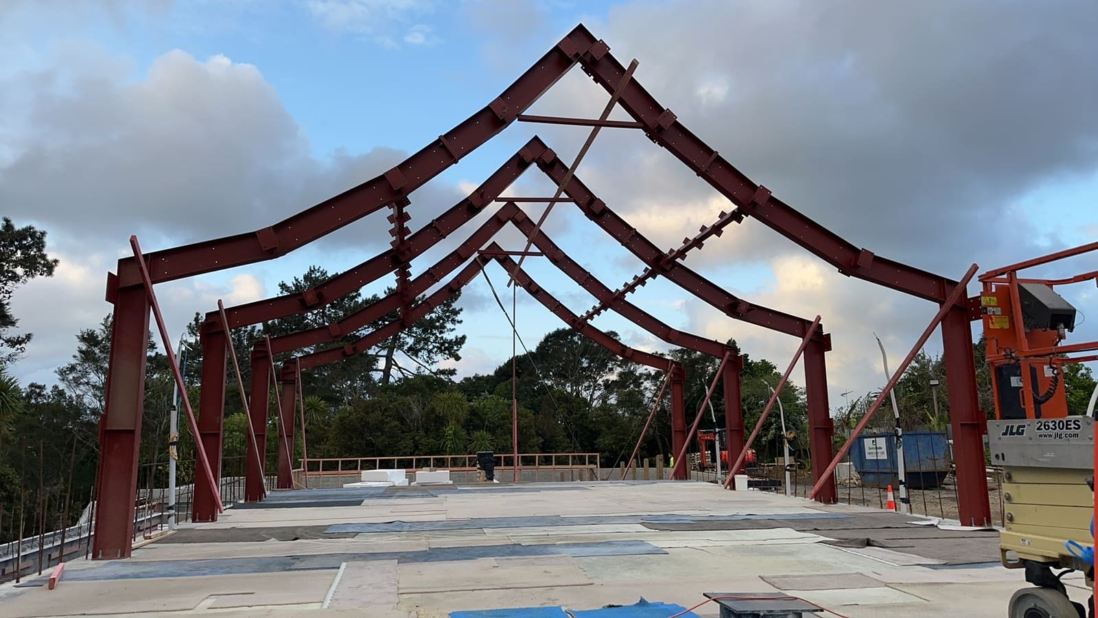 Structural steel fabrication project 18