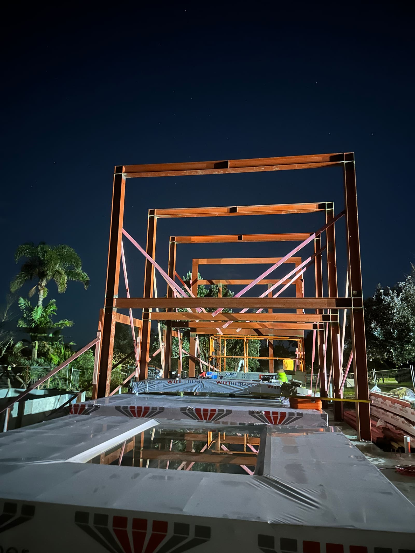Structural steel fabrication project 2