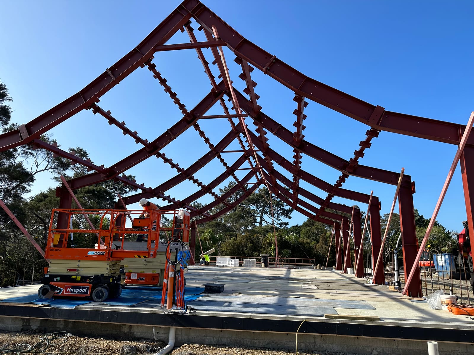 Structural steel fabrication project 21