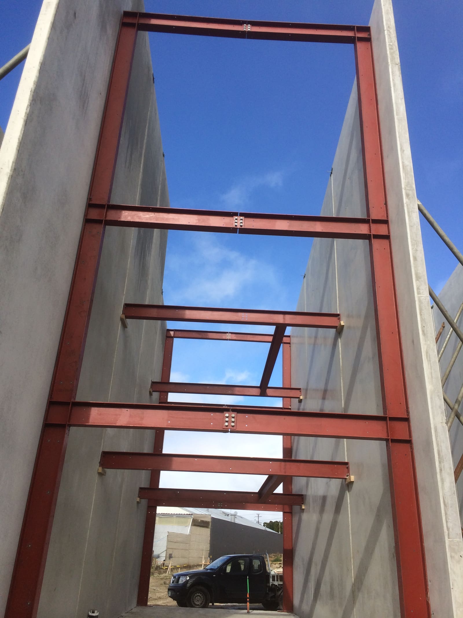 Structural steel fabrication project 22