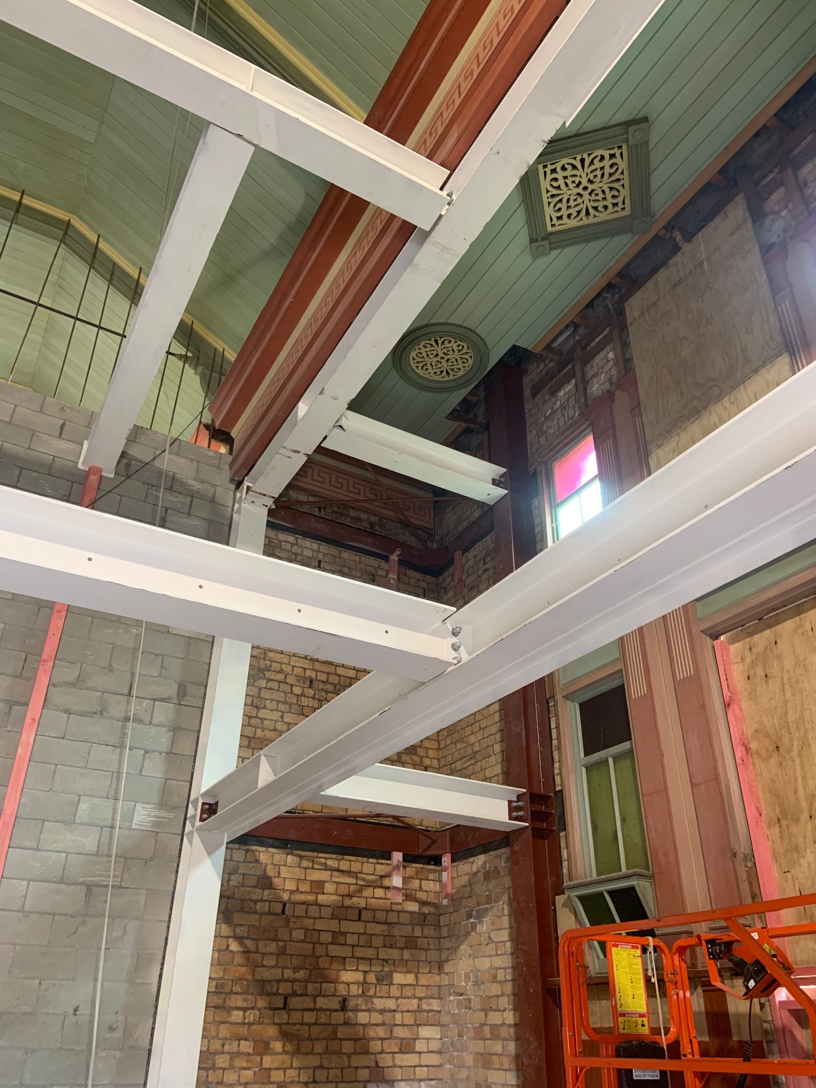 Structural steel fabrication project 23