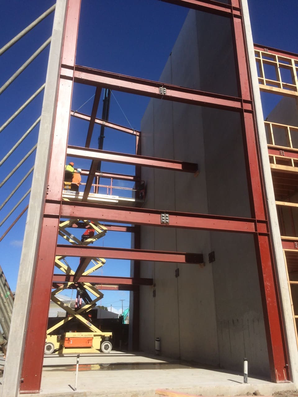 Structural steel fabrication project 24