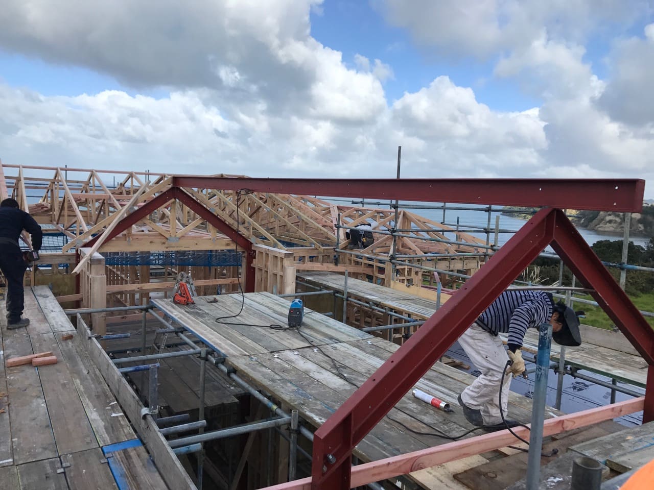 Structural steel fabrication project 27
