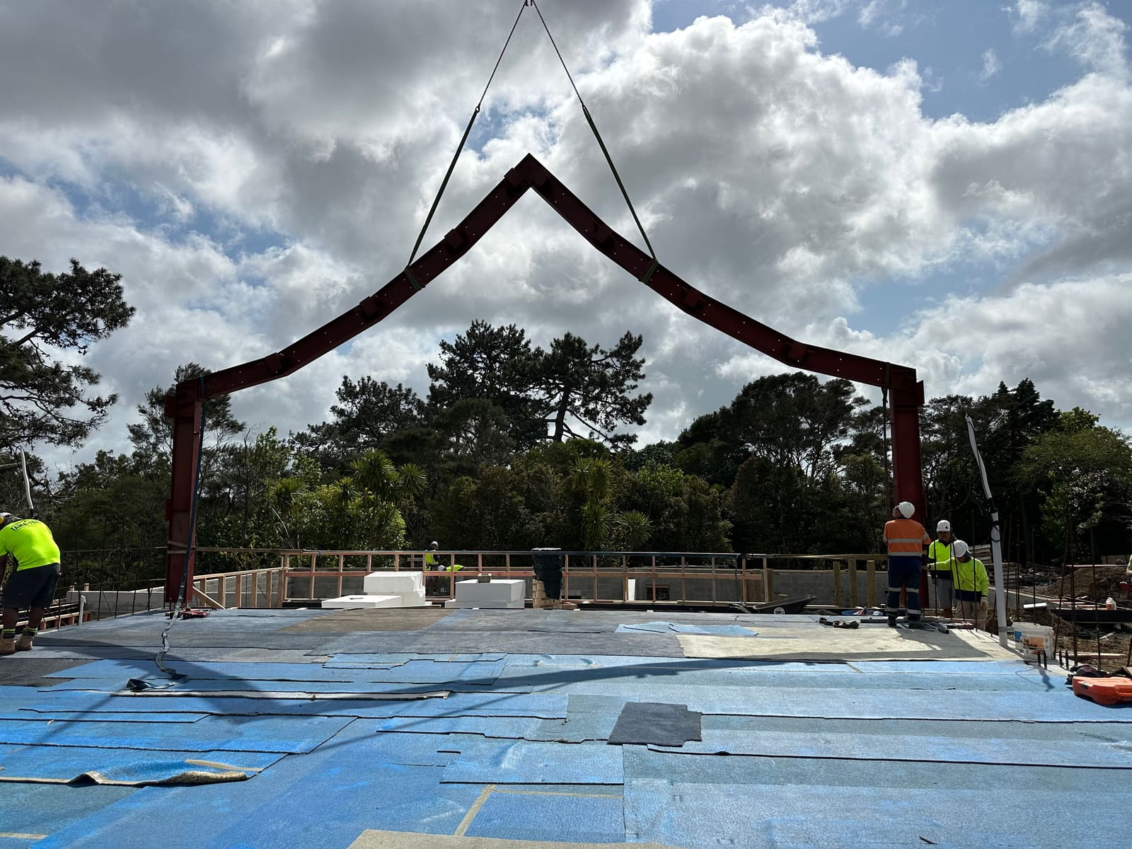 Structural steel fabrication project 5